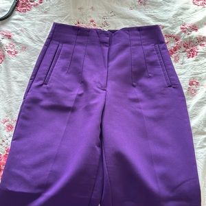 Zara Purple Women's Trousers